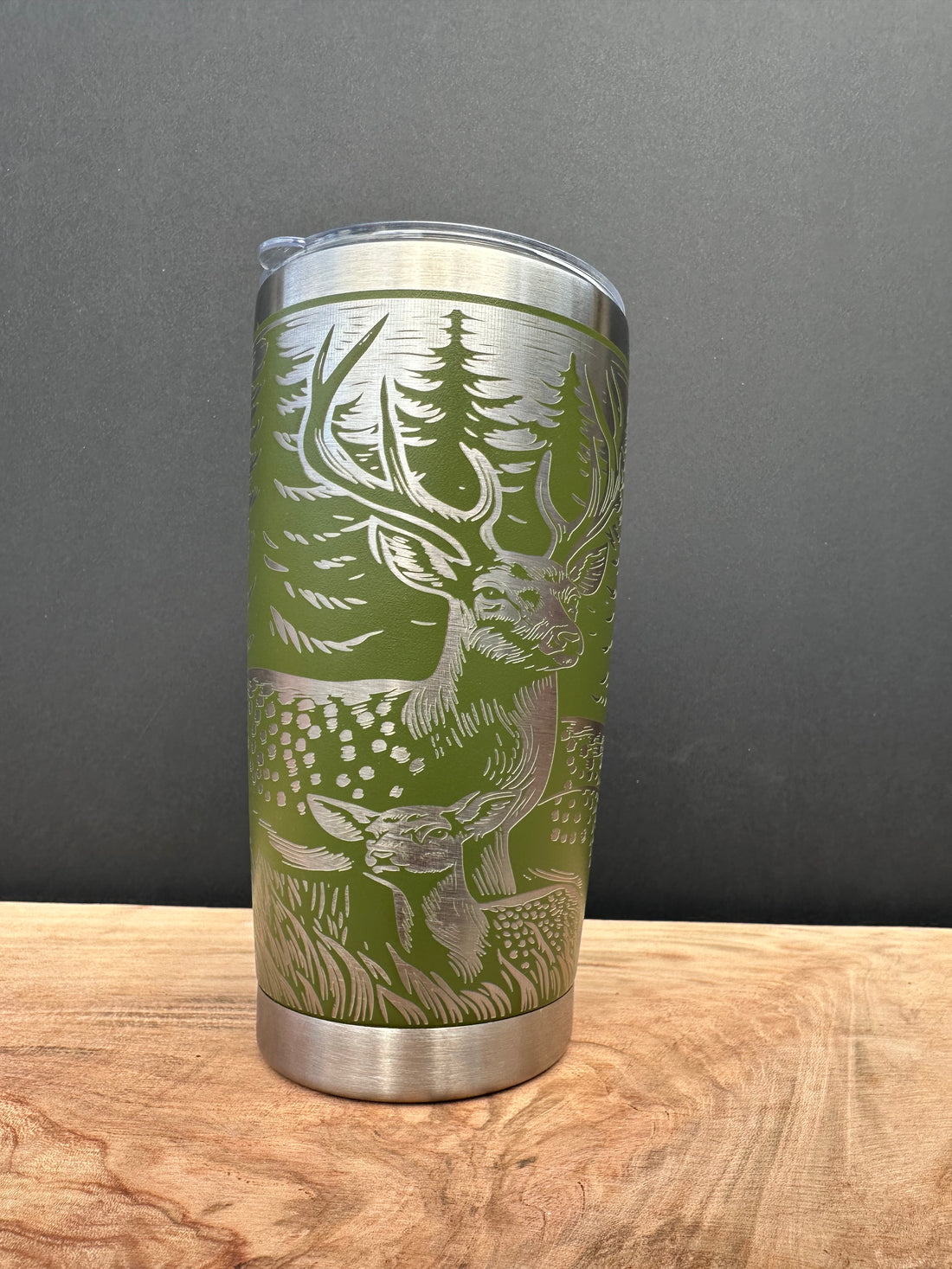 Insulated 20oz Tumbler - Stag Design