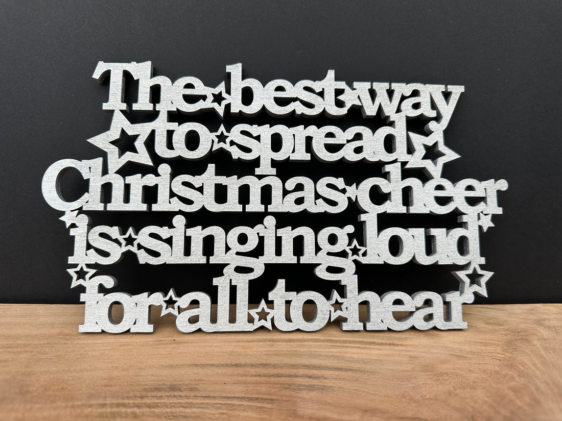 Christmas Words Sign