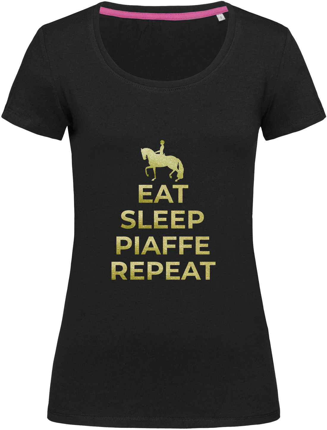 Ladies Fitted Crew Neck T-Shirt - Dressage