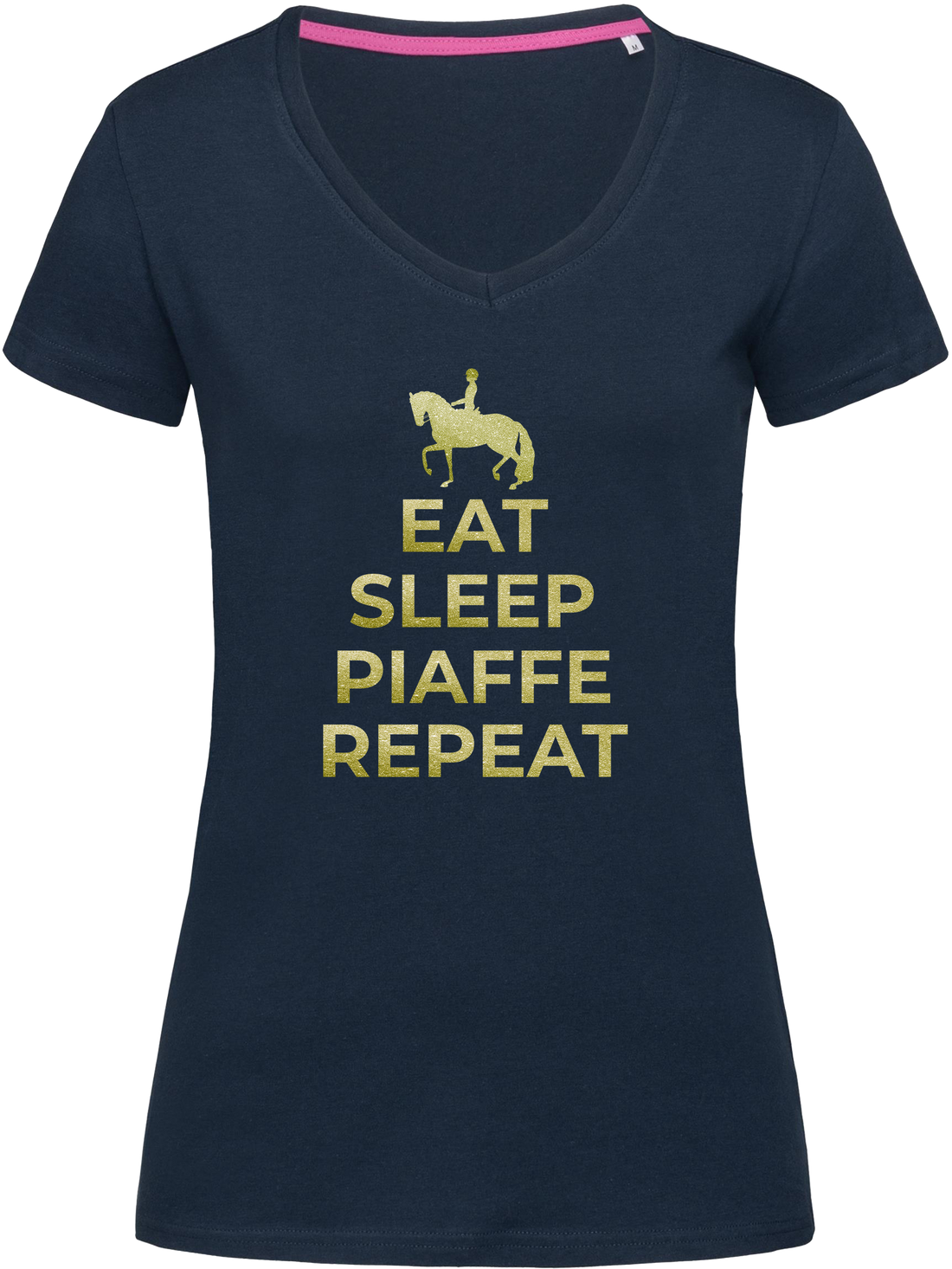 Ladies Fitted V-Neck T-shirt - Dressage